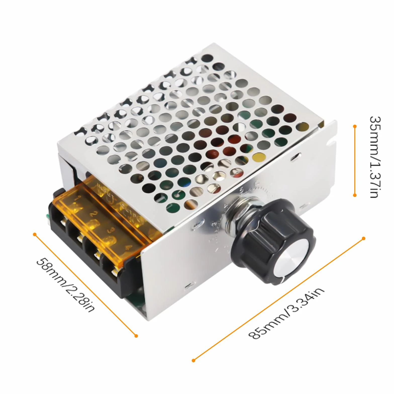 Regolatore di tensione elettronico AC 220 V 4000 W SCR, regolatore velocità motore termostato