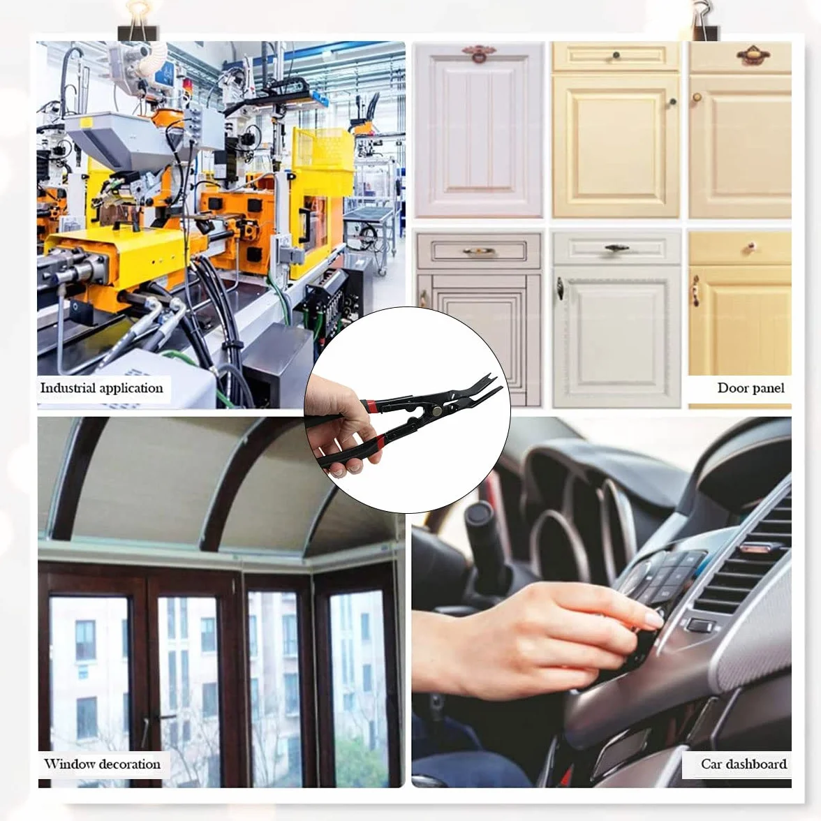 Strumento Porta Pannello Rimozione Auto - Pinze Per Clip, Rivestimento Spelafili, Leva Di Rilascio, Estrattore Kit Attrezzi