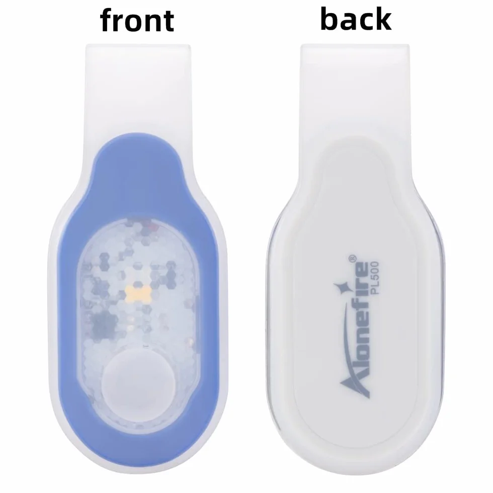 Alonefire PL500 Luce Notturna per Infermieri Torcia Clip Ricaricabile USB Magnetica 3 Modalità per Infermiere del Turno di Notte, Camicia con Luce Portachiavi, Batteria Incorporata (Blu, Luce Bianca)