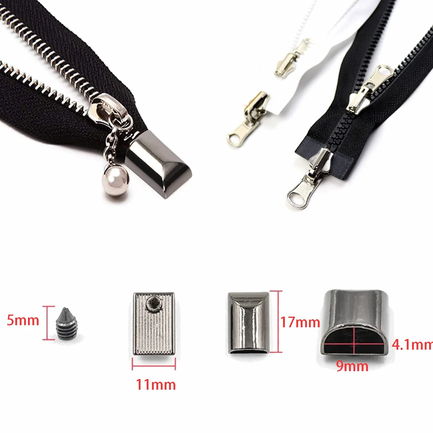 Zestaw 61 sztuk stile rettangolare cerniere clip riparazione con cacciavite argento/bronzo/dorato
