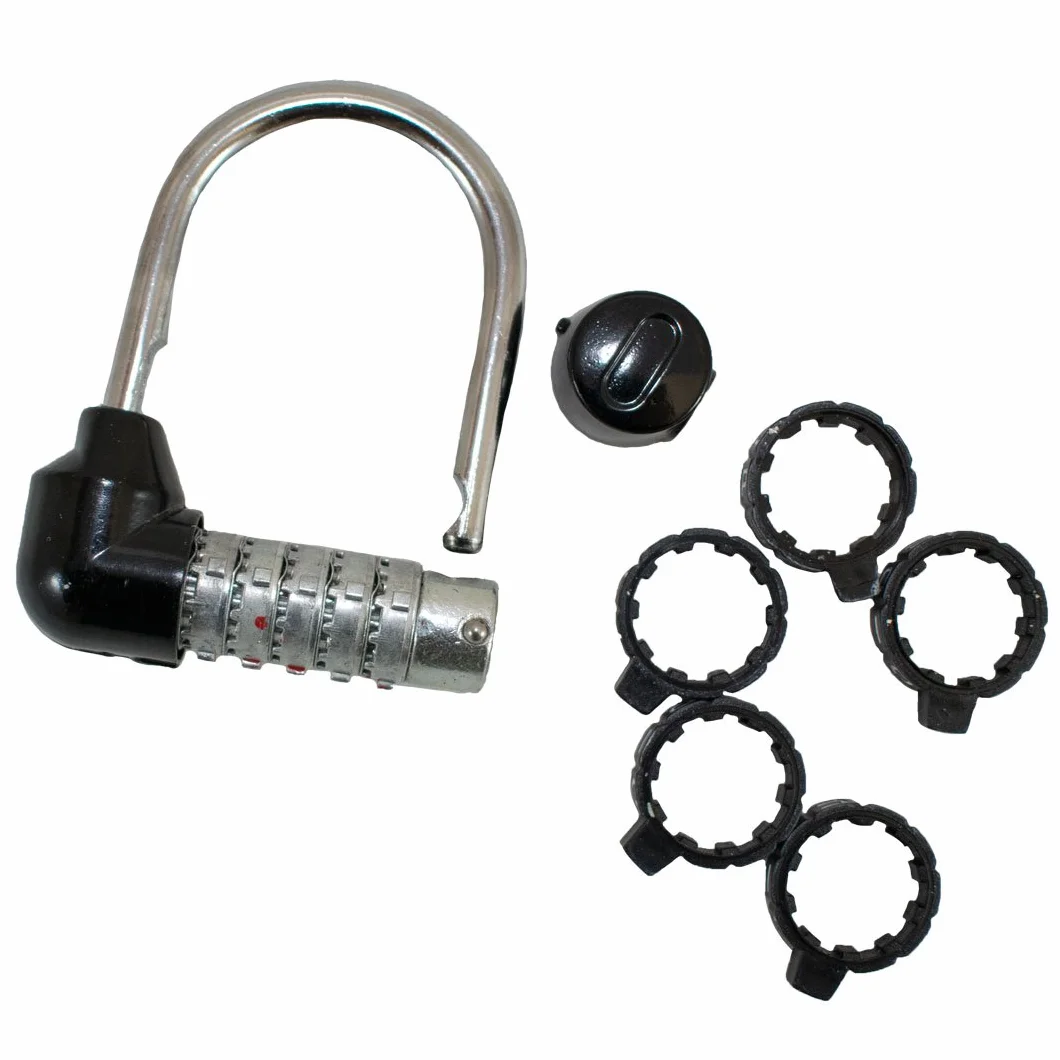 TRIXES Lucchetto Nero a Combinazione di 5 Lettere