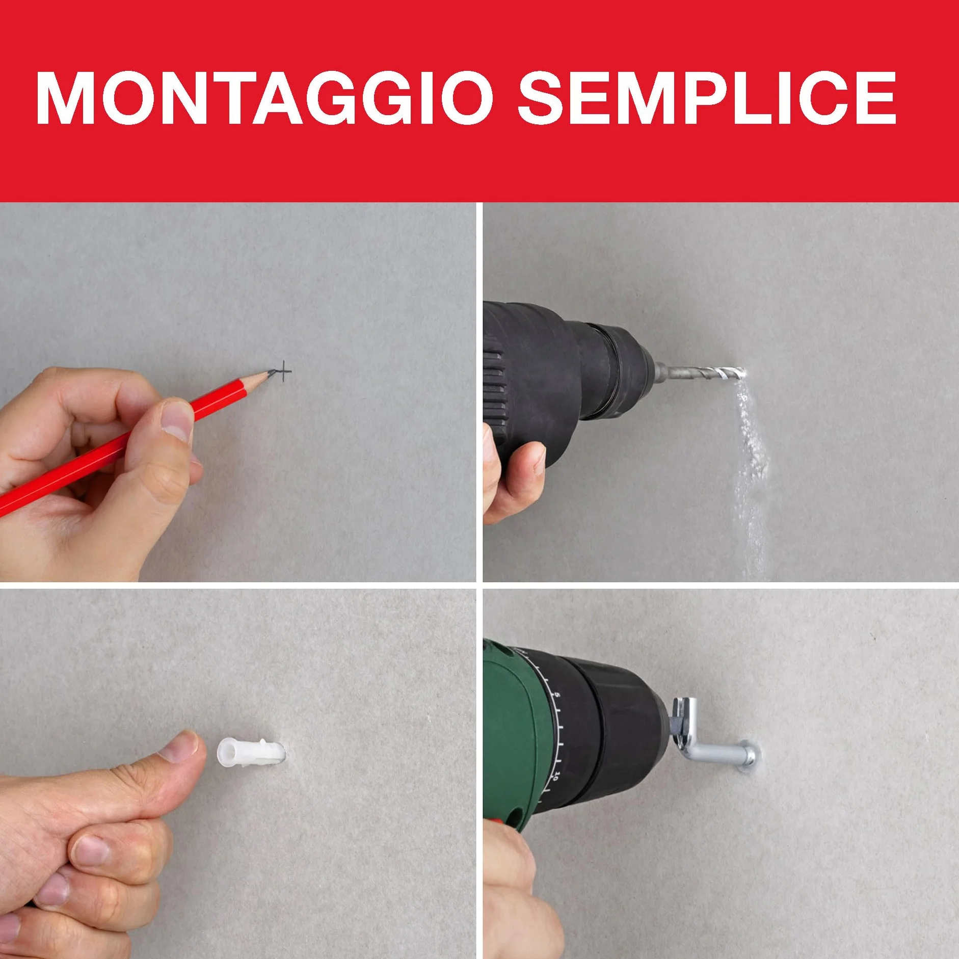 LouMaxx Gancio a vite dritto con fessura 5,8 x 60 mm – 25 pezzi viti a gancio, gancio a vite in acciaio zincato, portata 50 kg, antiruggine per esterni, montaggio affidabile in legno, cemento