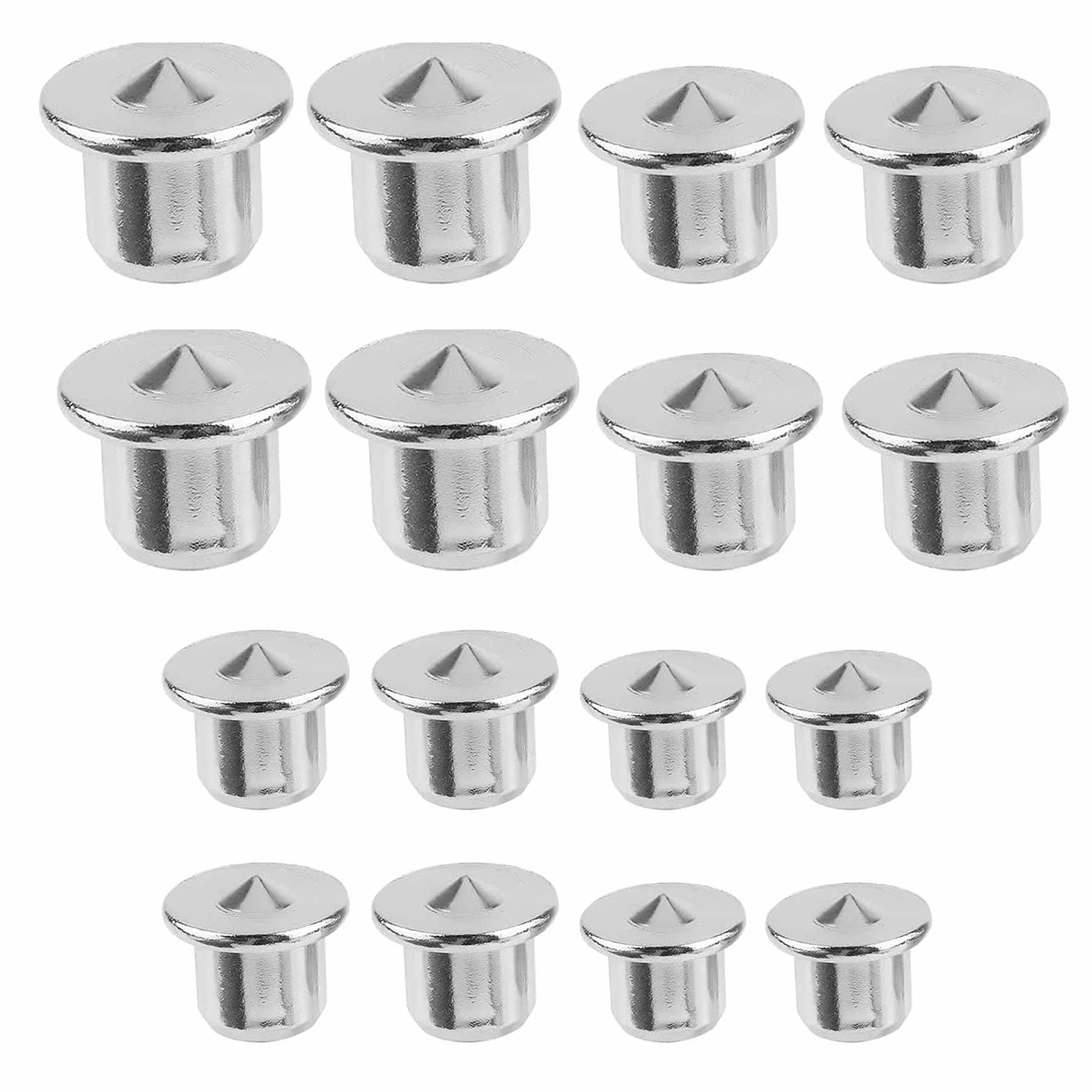 16 pezzi Perno centro di allineamento lavorazione del legno punte strumento di marcatura trapano Strumento di allineamento per la lavorazione del legno al centro,6mm 8mm 10mm 12mm