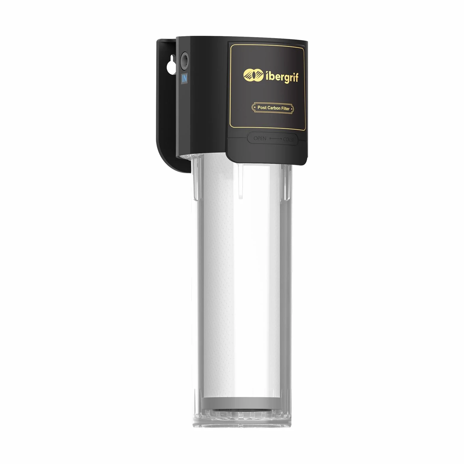 Ibergrif Filtro M91009-1 Compatibile con Sistemi di Filtrazione Sotto Lavello – Filtrazione Multistrato Efficiente per Eliminare Ruggine, Fango e Cloro Residuo, Garantendo Acqua Pulita e Salubre