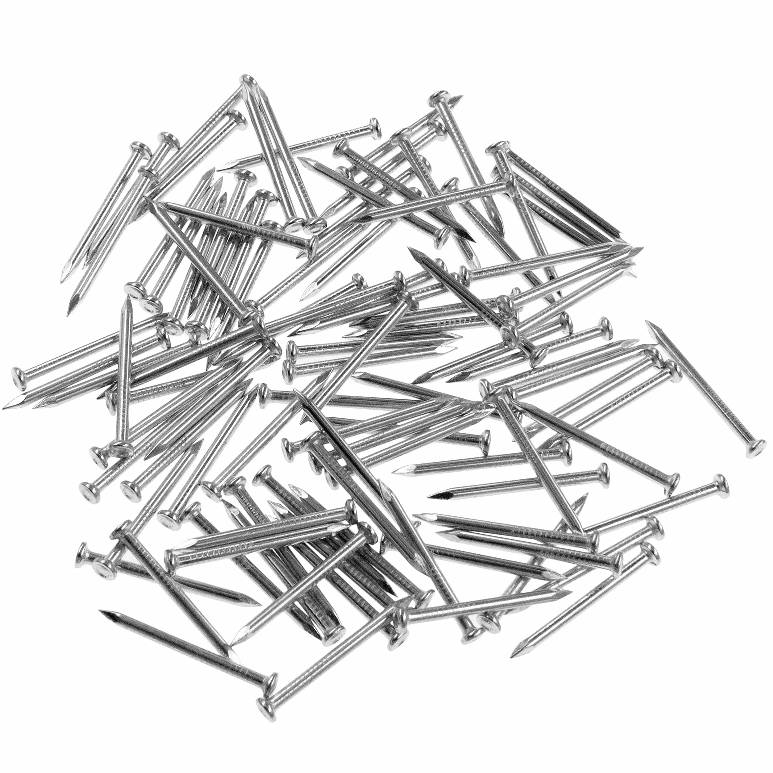 OMOTOOL Set di chiodi in cemento da 3 cm 100 pezzi acciaio al carbonio per appendere