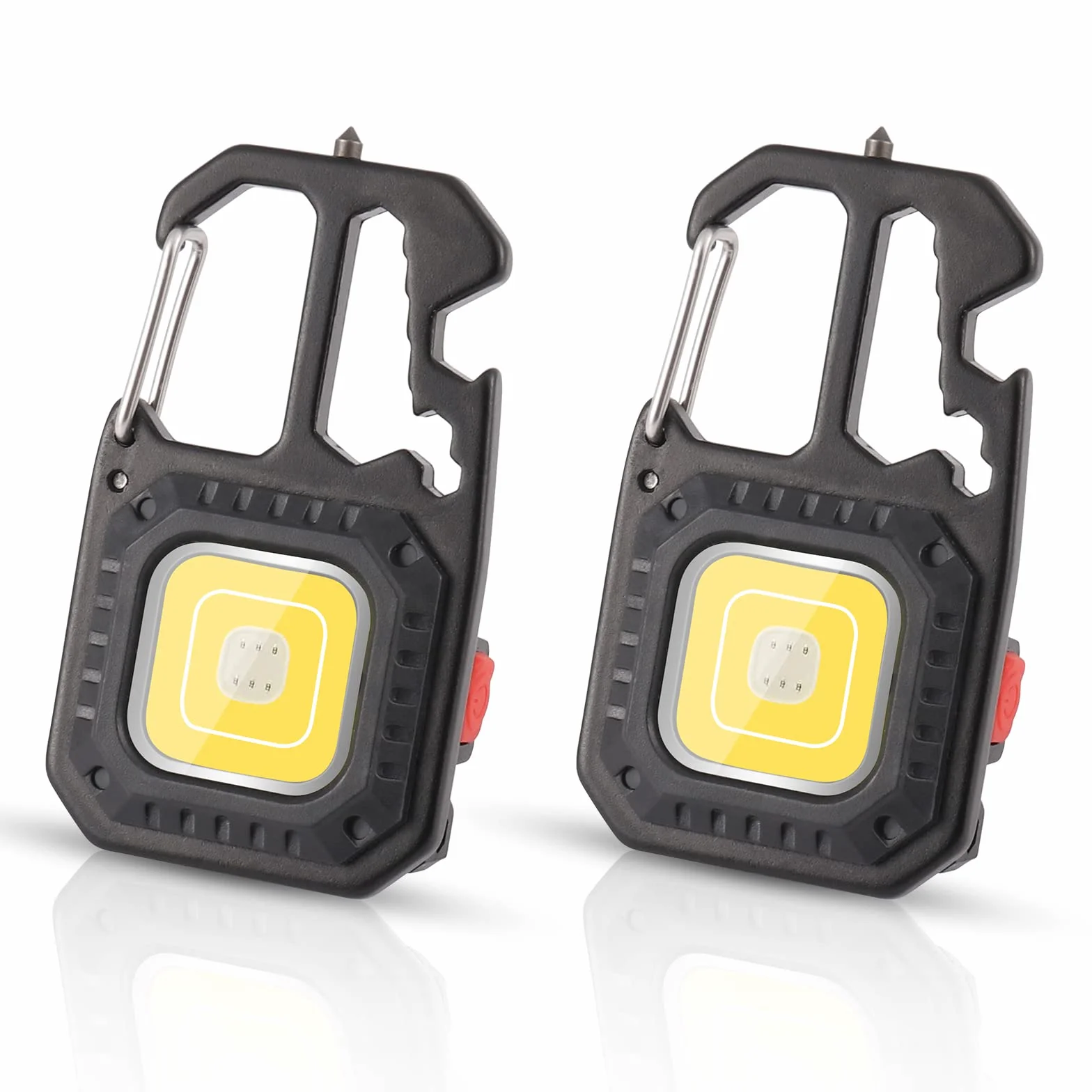 ZWOOS 2 pz Mini Torcia a LED Lampada da Lavoro Portatile 800 Lumen, 7 Modalità, Ricaricabile e Impermeabile Illuminazione di Emergenza Impermeabile per Uso Terreno