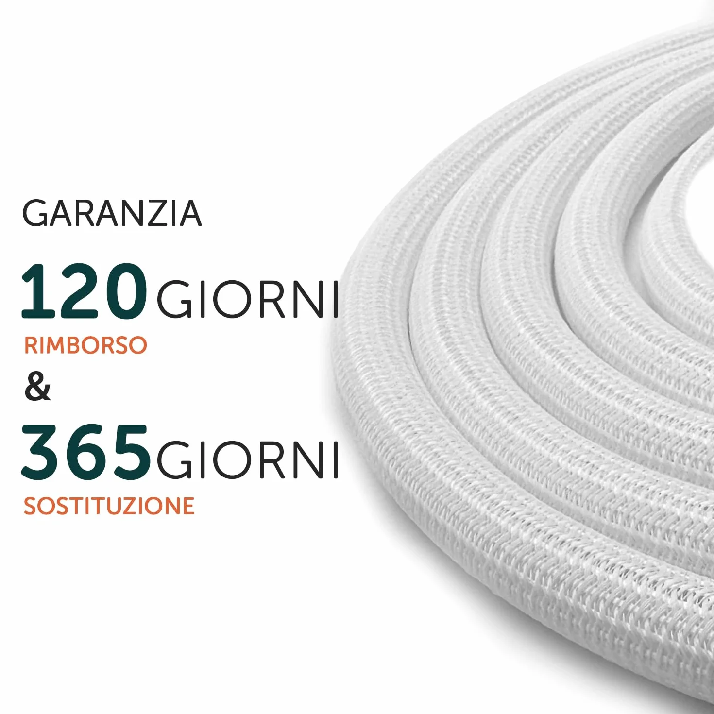shinfly Guaina Nascondi Cavi 13mm-3m, Copricavo Elettrico Autoavvolgente Tagliabile ed Espandibile, Raccogli Cavi per Scrivania, TV, Computer, Ufficio, Casa, Auto - Bianco